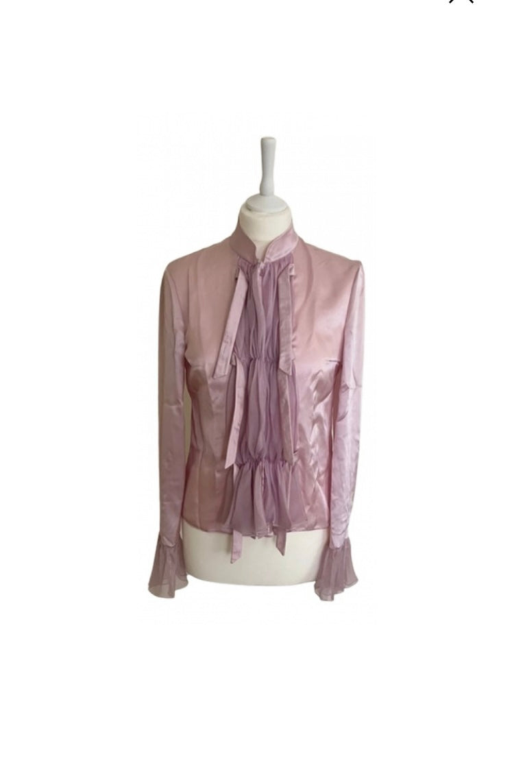 Vintage Valentino Shirt with Ruffles