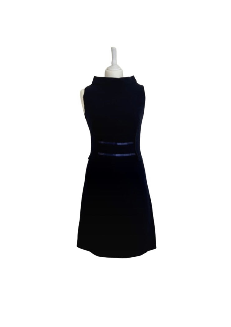 Vintage Wool Navy Dress